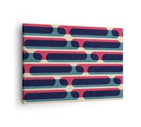 Quadro su Tela 70x50cm Astrazione Pattern Moderno Stampe Immagini Quadri Murale