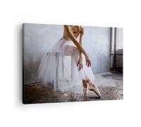 Quadro su Tela Ballerina Balletto Studio Stampe da Parete 70x50cm Quadri Moderni Soggiorno Camera da Letto Cucina 1 pezzo Piccoli Decorazione Murale Wall Art Canvas Grafica Immagini AA70x50-4970