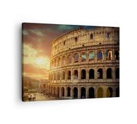 Quadro su Tela Coloseum Roma Architettura Italia Stampe da Parete 70x50cm Quadri Moderni Soggiorno Camera da Letto 1 pezzo Piccoli Decorazione Murale Wall Art Canvas Grafica Immagini AA70x50-2966