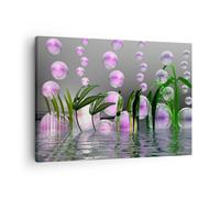 Quadro su Tela 70x50cm Computer grafica bolla Stampe Immagini Quadri Murale