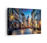 Quadro su Tela 70x50cm Cracovia Chiesa Mariacki Stampe Immagini Quadri Murale