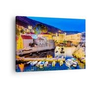 Quadro su Tela 70x50cm Croazia Dubrovnik centro storico fortezza Stampe Murale