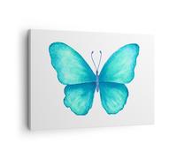 Quadro su Tela 70x50cm Farfalle volare infanzia estate Stampe Immagini Murale