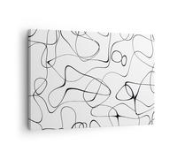 Quadro su Tela 70x50cm Linea niente modello Stampe Immagini Quadri Murale