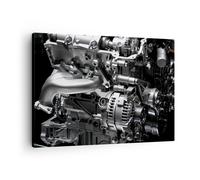 Quadro su Tela 70x50cm Motore modi costruzione Stampe Immagini Quadri Murale