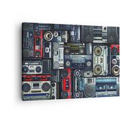 Quadro su Tela 70x50cm ricevitore radio Stampe Immagini Quadri Moderni Murale