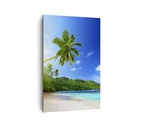 Quadri Moderni Soggiorno albero giungla Onda Paesaggio Quadro su Tela Verticale 80x120cm Stampe da Parete Camera da Letto 1 pezzo Wall Art Canvas Grandi Decorazione Murale Immagini PA80x120-3169