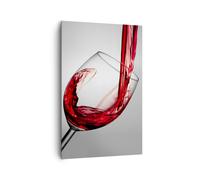 Quadro su Tela 80x120cm Bere bicchiere vino Stampe Immagini Quadri Murale