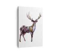 Quadro su Tela 80x120cm Caro animale selvatico foresta Stampe Immagini Murale