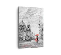 Quadro su Tela 80x120cm Cattedrale Berlino amanti Stampe Immagini Quadri Murale