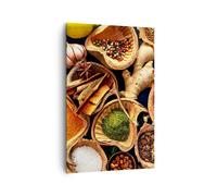 Quadro su Tela 80x120cm Cucina cibo erbe spezie Stampe Immagini Quadri Murale