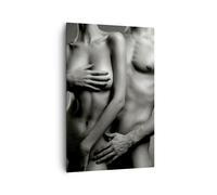 Quadro su Tela 80x120cm Donna uomo nudo coppia Stampe Immagini Quadri Murale