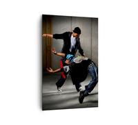 Quadro su Tela 80x120cm Equilibrio ballerini salto Stampe Immagini Quadri Murale