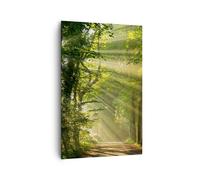 Quadro su Tela Verticale foresta albero natura Stampe da Parete 80x120cm Quadri Moderni Soggiorno Camera da Letto Cucina 1 pezzo Grandi Decorazione Murale Wall Art Canvas Immagini PA80x120-3661