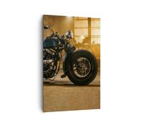 Quadro su Tela 80x120cm Harley-Davidson moto motore Stampe Immagini Murale