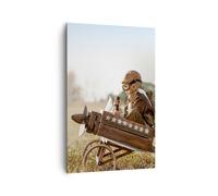 Quadro su Tela 80x120cm Infanzia aereo giocattolo Stampe Immagini Quadri Murale