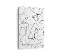 Quadro su Tela 80x120cm Linea niente modello Stampe Immagini Quadri Murale