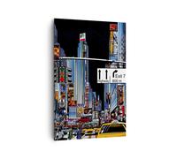 Quadro su Tela 80x120cm Manhattan new york strada Stampe Immagini Quadri Murale