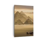 Quadro su Tela 80x120cm Piramide egitto deserto Stampe Immagini Quadri Murale