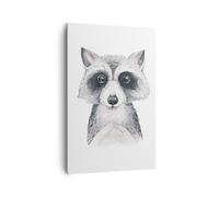 Quadro su Tela 80x120cm Procione immagine bambini Stampe Immagini Quadri Murale