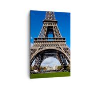 Quadro su Tela 80x120cm Torre Parigi Eiffle Stampe Immagini Quadri Murale