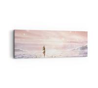 Quadro su Tela 90x30cm Bridge Donna Le Stelle Stampe Immagini Quadri Murale