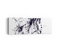 Quadro su Tela 90x30cm Cavallo cavaliere storia equitazione Stampe Murale