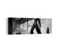Quadro su Tela 90x30cm Fotografia Moda Donna Stampe Immagini Quadri Murale