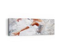 Quadro su Tela 90x30cm La donna danza balletto corpo Stampe Immagini Murale