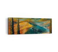 Quadro su Tela 90x30cm Paesaggio Toscana Viaggi Stampe Immagini Quadri Murale