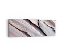 Quadro su Tela 90x30cm Piume ali piume Stampe Immagini Quadri Moderni Murale
