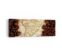 Quadro su Tela 90x30cm Sud America sementi caffè Stampe Immagini Quadri Murale