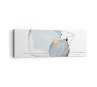 Quadro su Tela 90x30cm Una Goccia D'Acqua Astrazione Stampe Immagini Murale