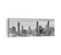 Quadro su Tela 140x50cm Architettura Città Stati Uniti Stampe Immagini Murale