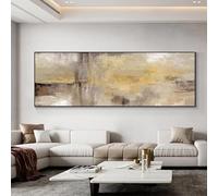 Quadro su tela astratto, estetica, minimalista, dipinto di paesaggio, immagini, poster e stampe, decorazione per camera da letto e soggiorno, 60x180 cm (24x71 pollici) senza cornice