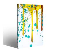 Quadro su tela astratto Leaking stampe moderne canvas design e arredo moderno