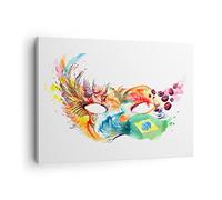 Quadro su Tela Bandiera Carnevale Brasile Stampe da Parete 70x50cm Quadri Moderni Soggiorno Camera da Letto Cucina 1 pezzo Piccoli Decorazione Murale Wall Art Canvas Grafica Immagini AA70x50-3036