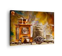 Quadro su Tela Caffè grani smerigliatrice tazza Stampe da Parete 70x50cm Quadri Moderni Soggiorno Camera da Letto 1 pezzo Piccoli Decorazione Murale Wall Art Canvas Grafica Immagini AA70x50-2592