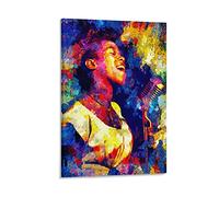 Quadro Su Tela Cantante Rap Sarah Vaughan Tela Wall Art Soggiorno Poster Camera da letto Decorazione Pittura 40 * 60cm Senza Cornice