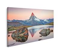 Quadro su tela Cervino Alpi svizzere paesaggio Stampe Arte Poster Murale