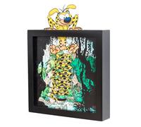 Quadro su tela collezione Funky Frames Marsupilami, Fuga (15x15 cm)
