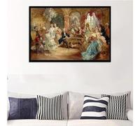 Quadro su tela con figura di corte europea, nobiltà classica, poster e stampe, quadri da parete, decorazione per la casa, soggiorno, 40x55 cm, senza cornice