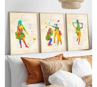 Quadro su tela con stampa di famiglia, arte murale, amore per la famiglia, stampe astratte per bambini e genitori, poster per soggiorno, arredamento per la casa, 30x45 cm, 3 pezzi senza cornice