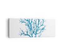 Quadro su Tela Corallo Mare Minimalista Stampe da Parete 140x50cm Quadri Moderni Soggiorno Camera da Letto Cucina 1 pezzo Grandi XXL Decorazione Murale Wall Art Canvas Grafica Immagini AB140x50-5457
