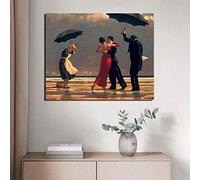 Quadro su tela Edward Hopper Stampa Realismo modulare Poster Wall Art HD Ballando sotto la pioggia Immagini Nordic Home Decor Camera da letto 90x120cm Frameless