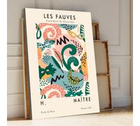 Quadro su tela Henri Matisse Flower Collection III stampa falso d'autore
