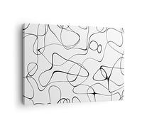 Quadro su Tela Linea niente modello Stampe da Parete 70x50cm Quadri Moderni Soggiorno Camera da Letto Cucina 1 pezzo Piccoli Decorazione Murale Wall Art Canvas Grafica Immagini AA70x50-5054