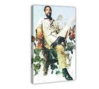 Quadro Su Tela Marvin Gaye Singer Poster sportivo e arte della parete Arredamento moderno della camera da letto di famiglia 60 * 90cm Senza Cornice