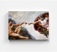 Quadro su tela Michelangelo Buonarroti La creazione di Adamo quadro da...