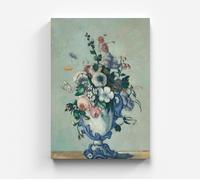 Quadro su tela Paul Cézanne fiori in un vaso rococò quadro da parete arte...